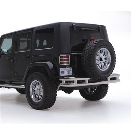 Smittybilt 87-06 WRANGLER (YJ/TJ/LJ) TUBULAR BUMPER - REAR W/OUT HITCH - STAINLES RB01-S